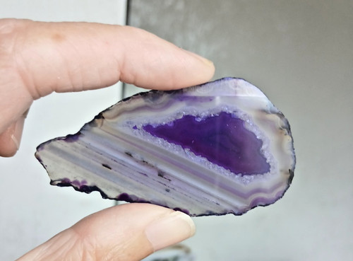 Tranche agate fine teintée