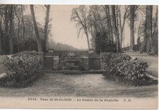  CPA - Parc de SAINT-CLOUD - Le basin de la Goulotte