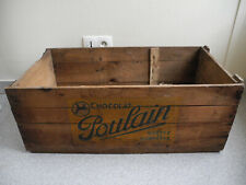 rare old wooden box chocolate foal old wooden box chocolate pub deco bar