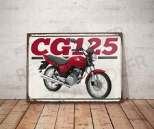 Plaque métal vintage Honda CG