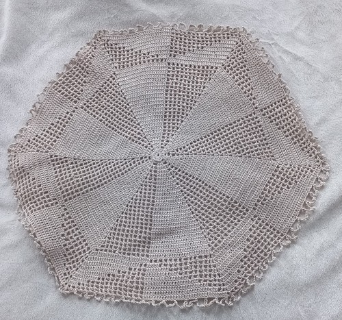 Napperon ancien beige coton - beige,