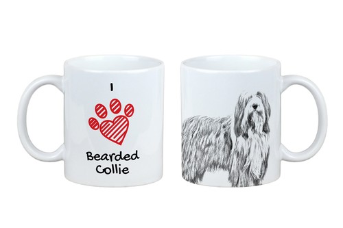 Tasse bearded collie - bearded, avec