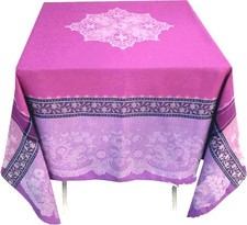 Nappe coton tissé jacquard