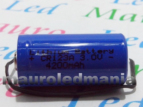 Batterie cr123a lithium pas - batterie,
