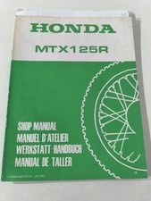 Manuel d'atelier moto HONDA