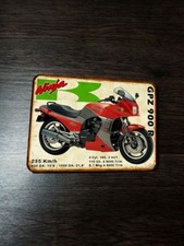 plaque métal vintage Kawasaki