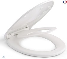 Abattant WC Familial, Himimi Lunette de Toilette avec SièGe Enfant MagnéTique, F