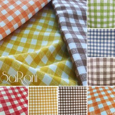 Tissu Carreaux au Mètre Coton
