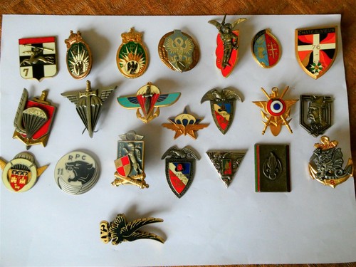 Lot insignes para - para, divers