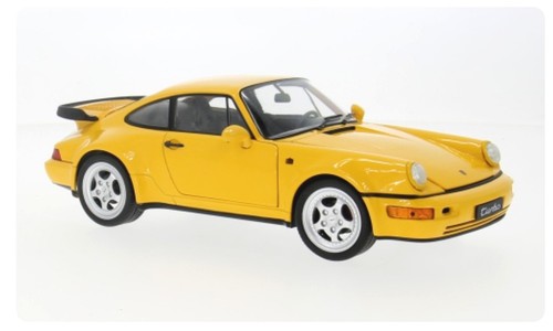 Porsche 911 turbo jaune - 911, (964)