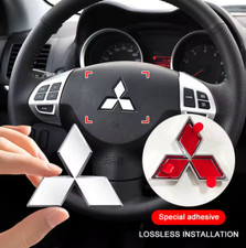 Steering Wheel Emblem for Mitsubishi ASX Lancer Eclipse Outlander L200 Mirage