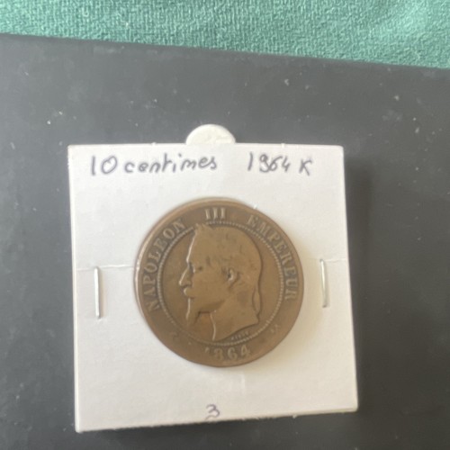Napoléon iii pièce - pièce, 10