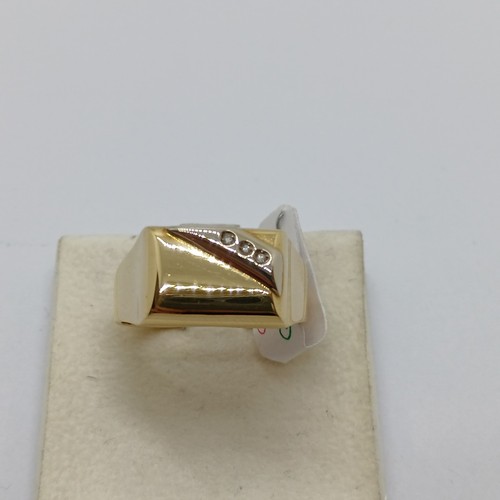 Anneau hommes jaune - hommes, or
