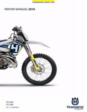 Husqvarna workshop service repair manual 2018 TE 300i