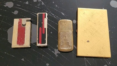 Lot briquets vintage fumeur - briquets,