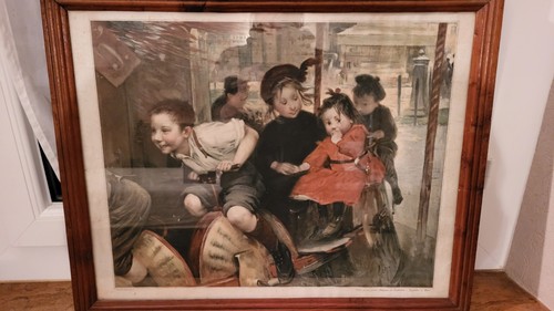 Affiche ancienne vers - , 1900