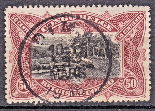 Timbre 1910 congo - belge, n°