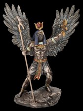 Ra Figurine - Égyptien Dieu Du Soleil avec des Ailes - Veronese Déco Statue