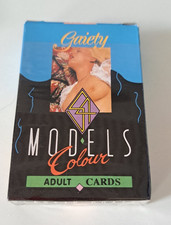 JEU DE 54 CARTES EROTIQUE " NUDE PLAYING CARDS " MODELES NUE COULEUR ANNEES 80