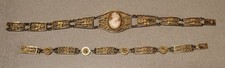 Lot de deux BRACELETS ANCIENS