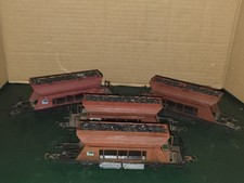 4 Wagons FALLER 197 train Ho 1/87 1:87 Wagon Transport Charbon