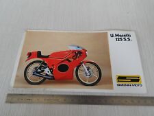 rare original Simonini Masetti ss 125 Mustang 250 motorcycle brochure leaflet