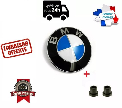 Logo emblème bmw 74mm capot - emblème,