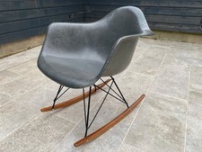 Fauteuil RAR Eames gris elephant grey zénith plastics herman miller vintage 1957