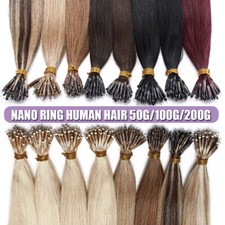 1G/MECHE EXTENSIONS DE CHEVEUX NANO RING POSE A FROID MICRO LOOP NATURELS HUMAIN