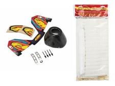 FMF 040643 Carbon Fiber End Cap & 015303 Premier 4.1 Packing for Factory 4.1 RCT