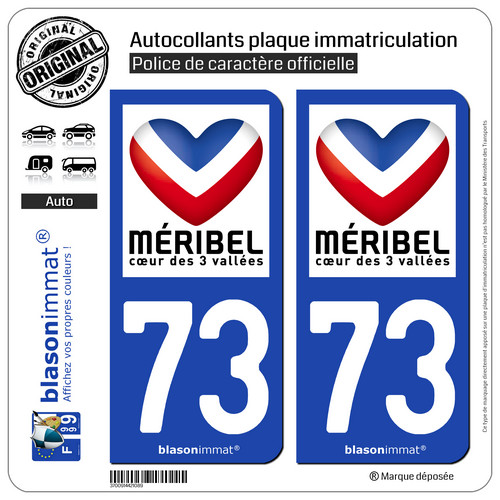 Stickers autocollant plaque - 2,