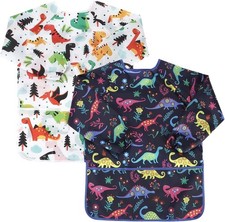 Tablier Peinture Enfant 2 pcs Blouse Peinture Enfants Imperméable Tablier Enf...