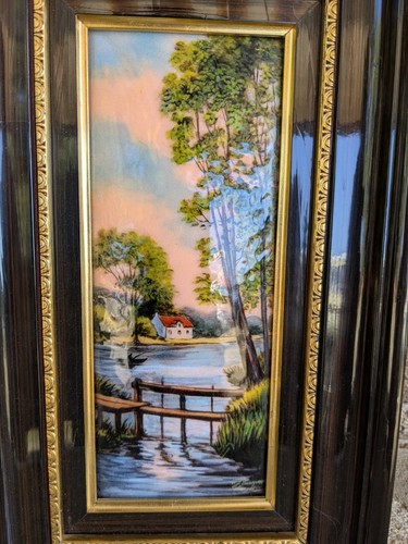 Grand tableau emaux - tableau,,