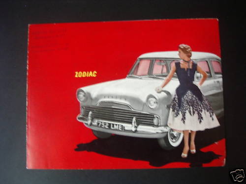 Catalogue auto ford zodiac - catalogue, (