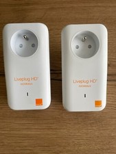 Lot 2 Prises Adaptateurs CPL Orange Liveplug HD 500 Mbits/s mb
