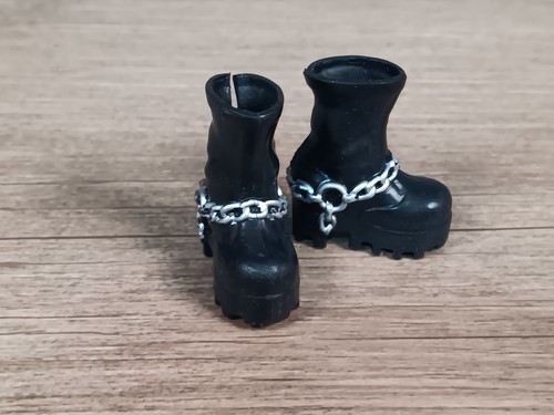 Bottes noires barbie - barbie, avec
