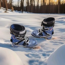 Scarpa T2  Telemark Tele Ski Boots 75MM 3-Pin Women's Mondo 240 US 6