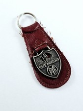 KEYCHAIN - PYE RADIOS - Saint Kitts, Faux Leather Vintage 1970s -