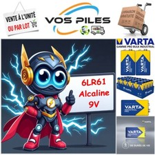 Pile 6LR61 9V MN1604 R9 LR22