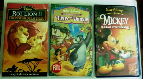 Lot cassettes vhs walt - lot, de
