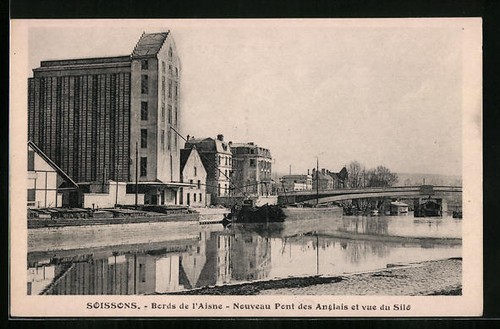 Cpa soissons bords de - cpa,