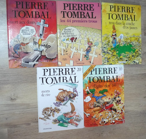 Pierre tombal lot albums - pierre,