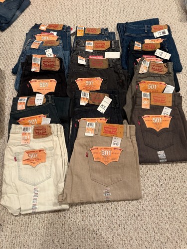 Men levi 501 - button, fly