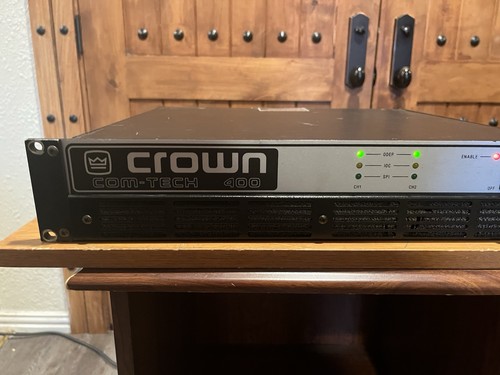 Crown amp com tech 400 - com-tech, please