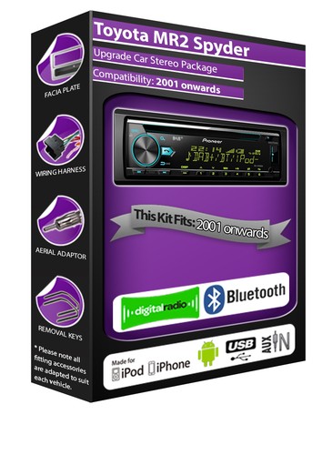 Toyota mr2 spyder dab radio - spyder,
