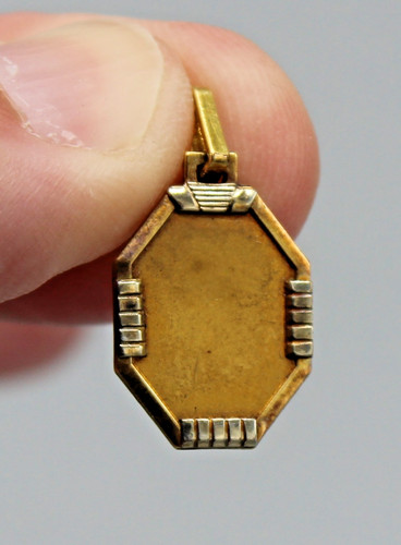 Beau pendentif ancien plaque - beau,