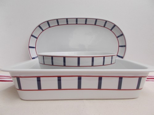 Vaisselle basque 3 plats - plats, en