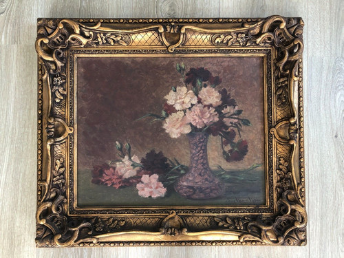 Superbe tableau hst bouquet - superbe,