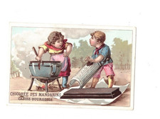 CAMBRAI (59) IMAGE ancienne CHICOREE des MANDARINS CASIEZ-BOURGEOIS / Tabletier