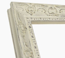 Cadre en bois blanc fond